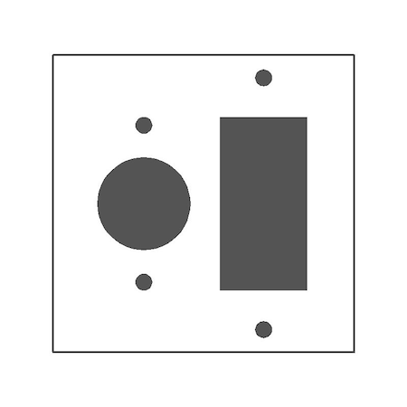 Mulberry Number of Gangs: 2 Steel, Smooth Semi-Gloss Finish, White 86442